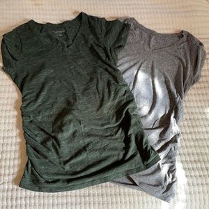 Two maternity shirts